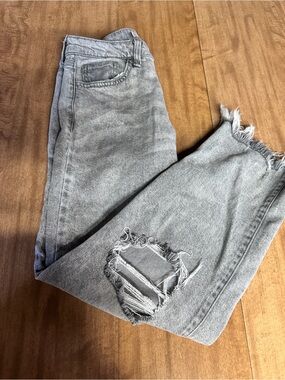 SO Light Gray Straight Jeans with Waist Tag
